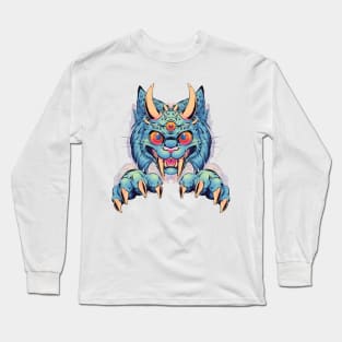 Monster Bobcat Long Sleeve T-Shirt